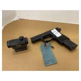 Sig Sauer model P320SC, 9MM frame with clip, Sig