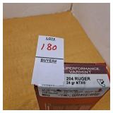 Hornady superformance varmint 204 Ruger 24 gr NTX