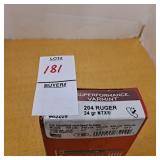 Hornady superformance varmint 204 Ruger 24 gr NTX