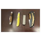4 Pocket Knives