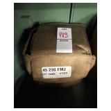 Zero 45 cal FMJ 500 count bullet