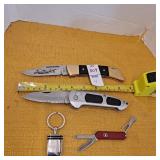 Case xx hammerhead, Swiss Army knife, other items