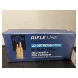Rifle line - 22- 250 rem- sp 55gr.