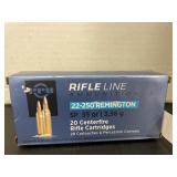 Rifle line - 22- 250 rem- sp 55gr.