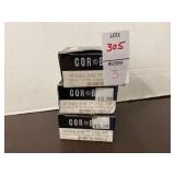 3 boxes of Cor Bon jacketed hollow point, .38
