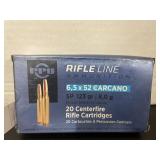 Rifle Line- 6,5 x 52 carcano SP 123 gr.