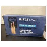 Rifle Line- 7,5 x 55 Swiss - FMJ BT -174gr