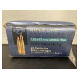 Rifle Line- 7,65 x 53 mm Argentine SP BT -180 gr