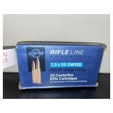 Rifle Line- 7,5 x 55 Swiss - FMJ BT -174gr