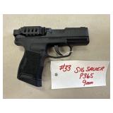 Sig Sauer P365  9mm