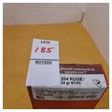 Hornady superformance varmint 204 Ruger 24 gr NTX