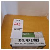 Remington 30 super carry 100 gr. FMJ MUZZLE