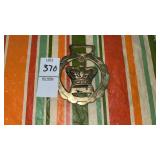 Vintage Brass Horse Medallion Vintage Brass Horse Medallion