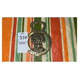 Vintage Brass Horse Medallion Vintage Brass Horse Medallion