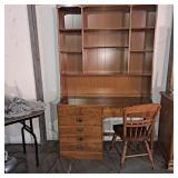 Ethan Allen two piece desk with chair 48x18x30 Ethan Allen two piece desk with chair 48x18x30