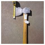 Americax glassport pa Vintage broad axe 4 inches Americax glassport pa Vintage broad axe 4 inches