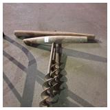 Two hand augers Two hand augers