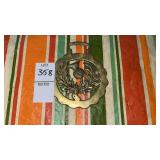 Vintage Brass Horse Medallion Vintage Brass Horse Medallion