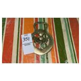 Vintage Brass Horse Medallion Vintage Brass Horse Medallion