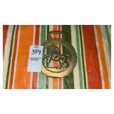 Vintage Brass Horse Medallion Vintage Brass Horse Medallion