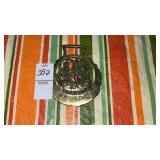Vintage Brass Horse Medallion Vintage Brass Horse Medallion