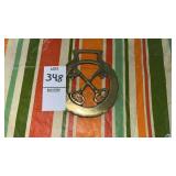 Vintage Brass Horse Medallion Vintage Brass Horse Medallion