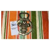 Vintage Brass Horse Medallion Vintage Brass Horse Medallion