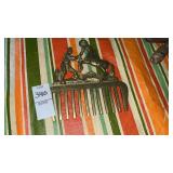 Vintage Brass Horse Comb Vintage Brass Horse Comb