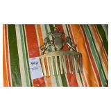 Vintage Brass Horse Comb Vintage Brass Horse Comb