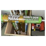 Box of Liquid Nails Subfloor Adhesive Box of Liquid Nails Subfloor Adhesive