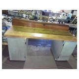 Wooden work table- 6 foot countertop with 2 base Wooden work table- 6 foot countertop with 2 base