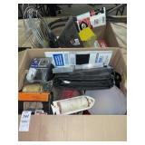 2 box lots - variety of items/ hardware, power 2 box lots - variety of items/ hardware, power