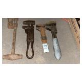Vintage Wrenches and Pipe Cutter Vintage Wrenches and Pipe Cutter
