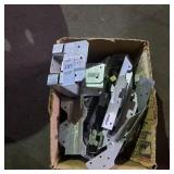 Box of Simpson Strong-Tie joist hangers Box of Simpson Strong-Tie joist hangers