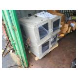 Skid of control boxes as is Skid of control boxes as is