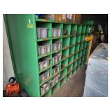 Metal rack 98in. X 36in. X 68in. Tall no contents Metal rack 98in. X 36in. X 68in. Tall no contents