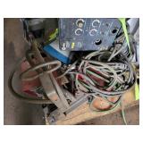 Assortment of welding parts skid full as is Assortment of welding parts skid full as is