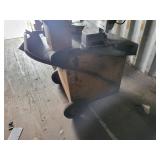 Metal cart on wheels no contents Metal cart on wheels no contents