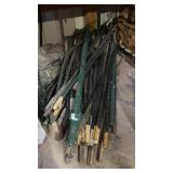 Lot of 30 Metal T Posts