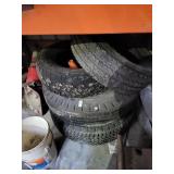 Truck tires assortment of sizes