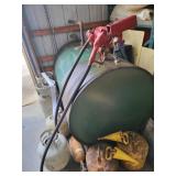Fuel Tank with electric pump 37in round 60in.