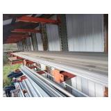 Assortment of metal sheets 10ft. & 13ft around 28
