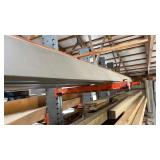 20ft x 6in. Steel Building Gutters, 8 count