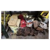 Pallet of Concrete Form Straps and Other Items