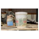 Pallet with Tile Guard Sealer, Landscape Stakes,