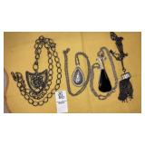 (4) vintage 70s necklaces