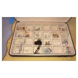 Necklaces & earrings in snap case - sone sets