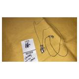 Sterling cat charm on 925 chain