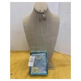 New in box snowflake necklace and earrings and