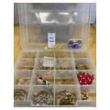 Christmas pins, bracelets, earrings